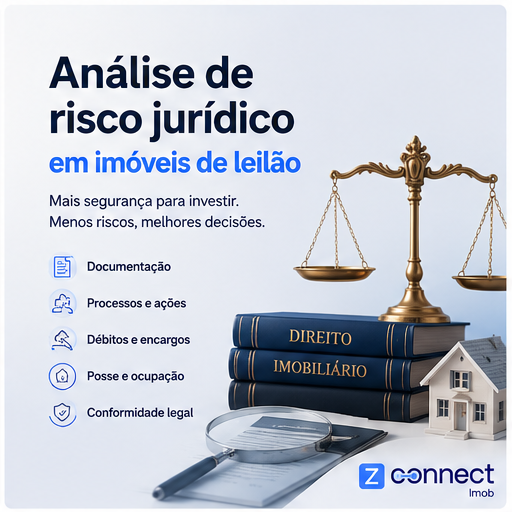 Análise de risco jurídico em imóveis de leilão
